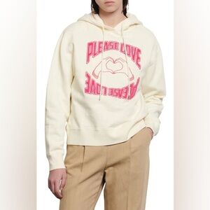 Sandro World Lovers Hoodie sz m